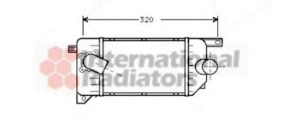 VAN WEZEL 18004214 -  Интеркулер